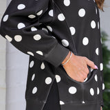 Everyday Pullover- After Dark Polka Dot - PREORDER