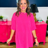 Short Sleeve Top - Hot Pink - LAST ONES FINAL SALE