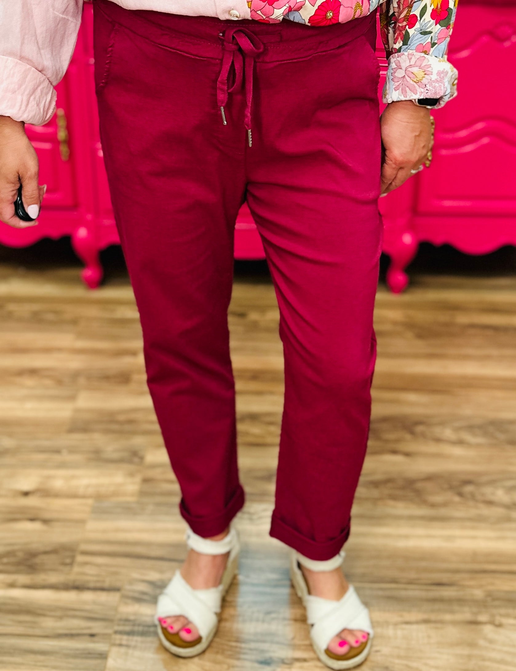 Magic Pants - Cranberry