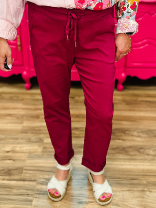 Magic Pants - Cranberry 120825