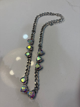 Miranda Crystal Heart Necklace - 2 Colors