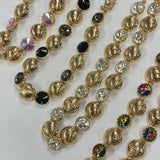 Sabrina Crystal Disc Necklaces - 4 Styles