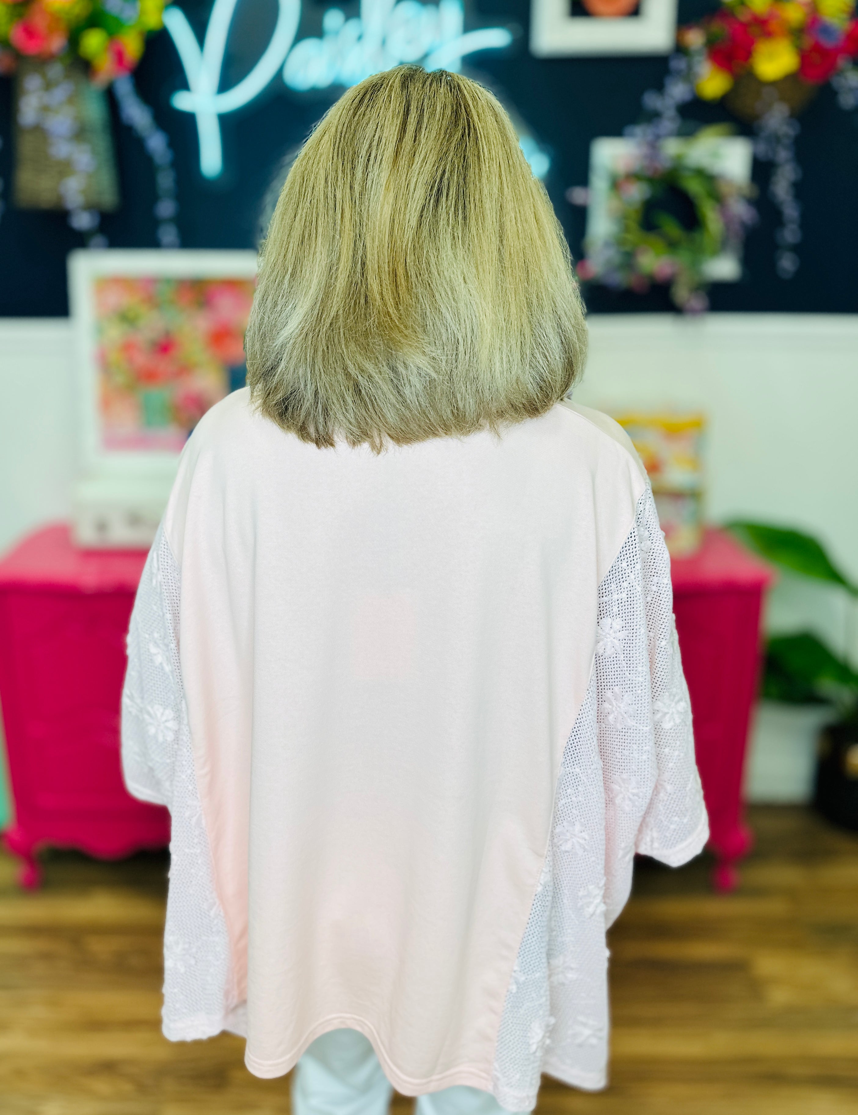Blush Bloom Lace Top
