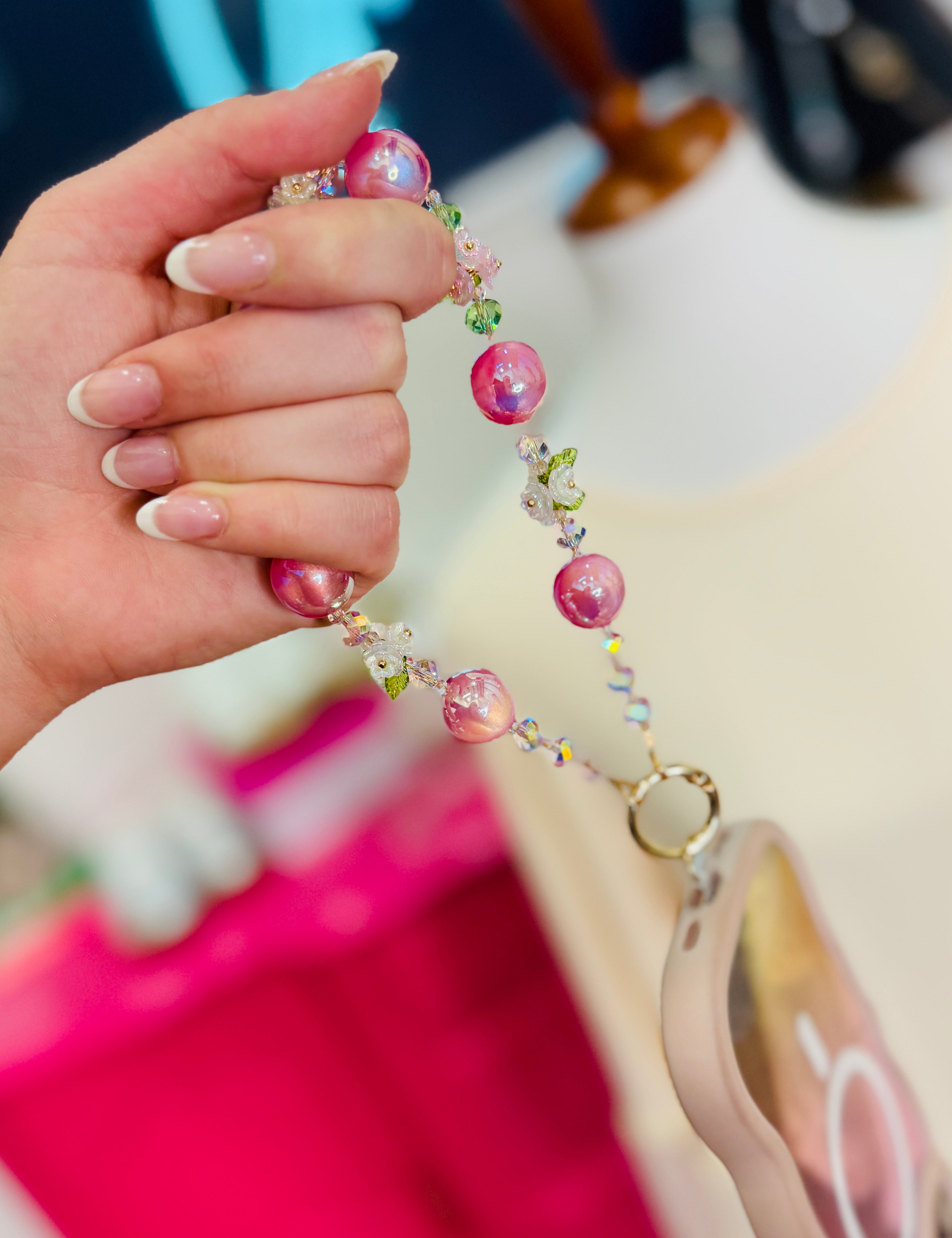 Rosebud Reverie Phone Wristlet