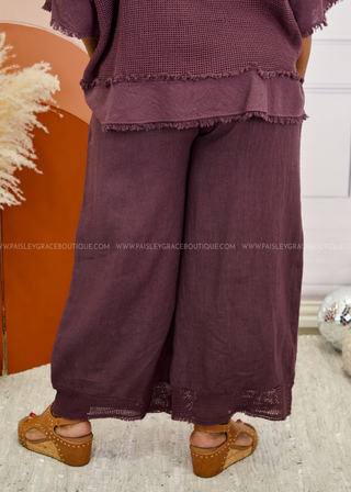 Remy Pants  - Plum