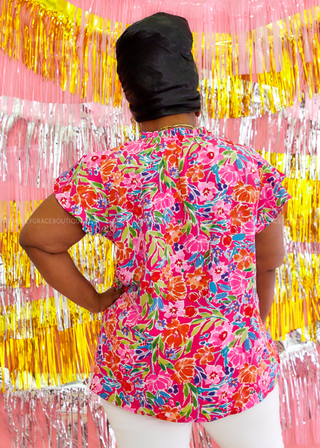 Strawberry Letters Top* FINAL SALE *