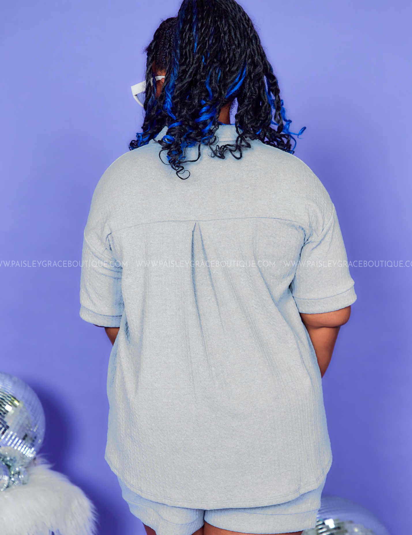 Casually Stunning Top - Heather Grey - LAST ONES FINAL SALE