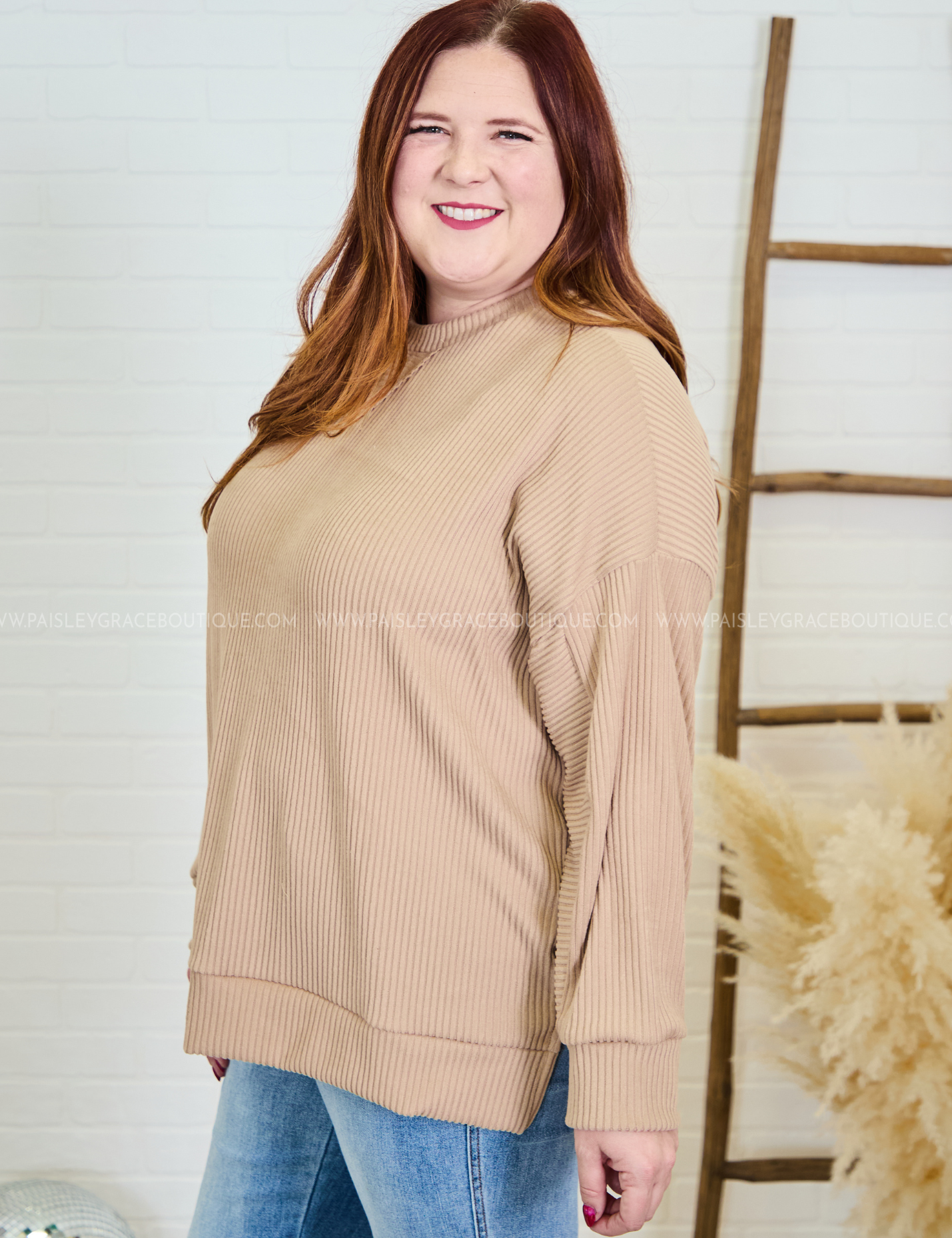 Slay It Again Top - Camel - LAST ONES FINAL SALE