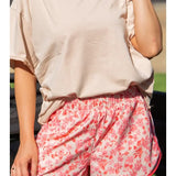 Go-Getter Shorts - Pink Floral PREORDER
