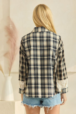 Pumpkin Patch Plaid Top