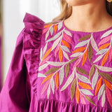 Serenade In The City Dress - Mulberry - LAST ONES FINAL SALE