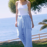 Summer Striped Pants - Pink or Blue