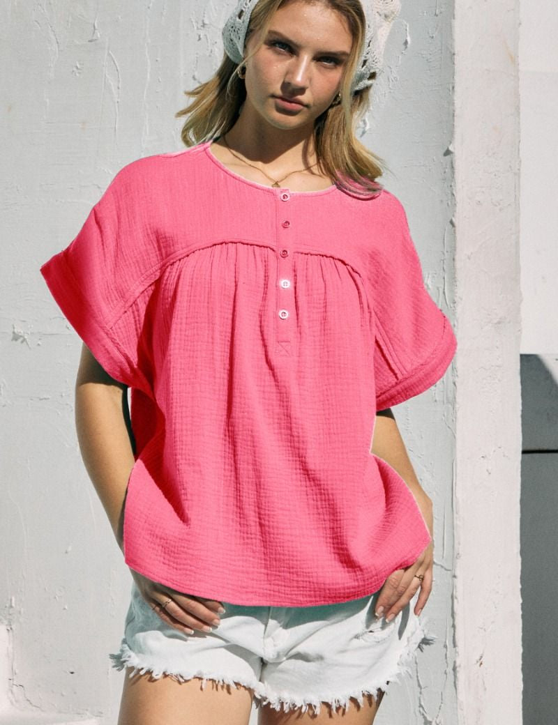 All Great Things Top - 2 Colors - LAST ONES FINAL SALE