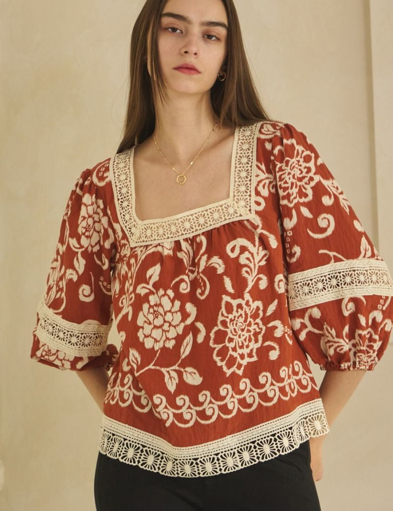 Florence Florals Top - 2 Colors - LAST ONES FINAL SALE