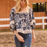 Florence Florals Top - 2 Colors - LAST ONES FINAL SALE