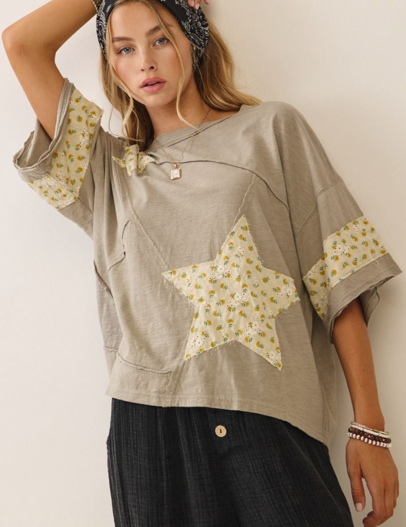 Starry Grey Top