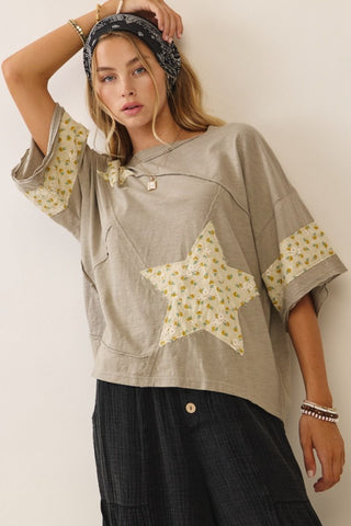 Starry Grey Top