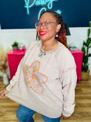 Stitched Star Sweatshirt