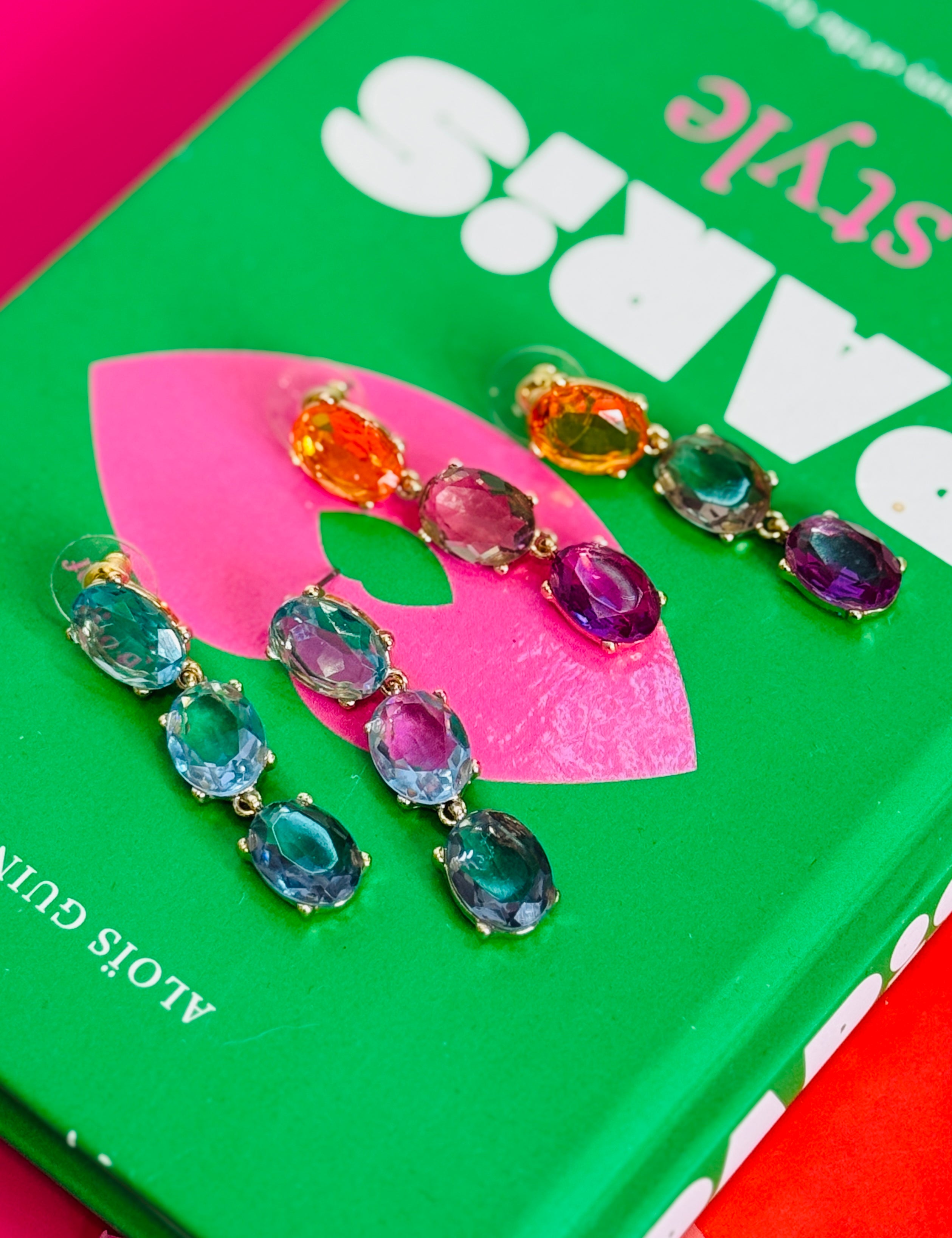 Adriana Crystal Drop Earrings - 2 Styles
