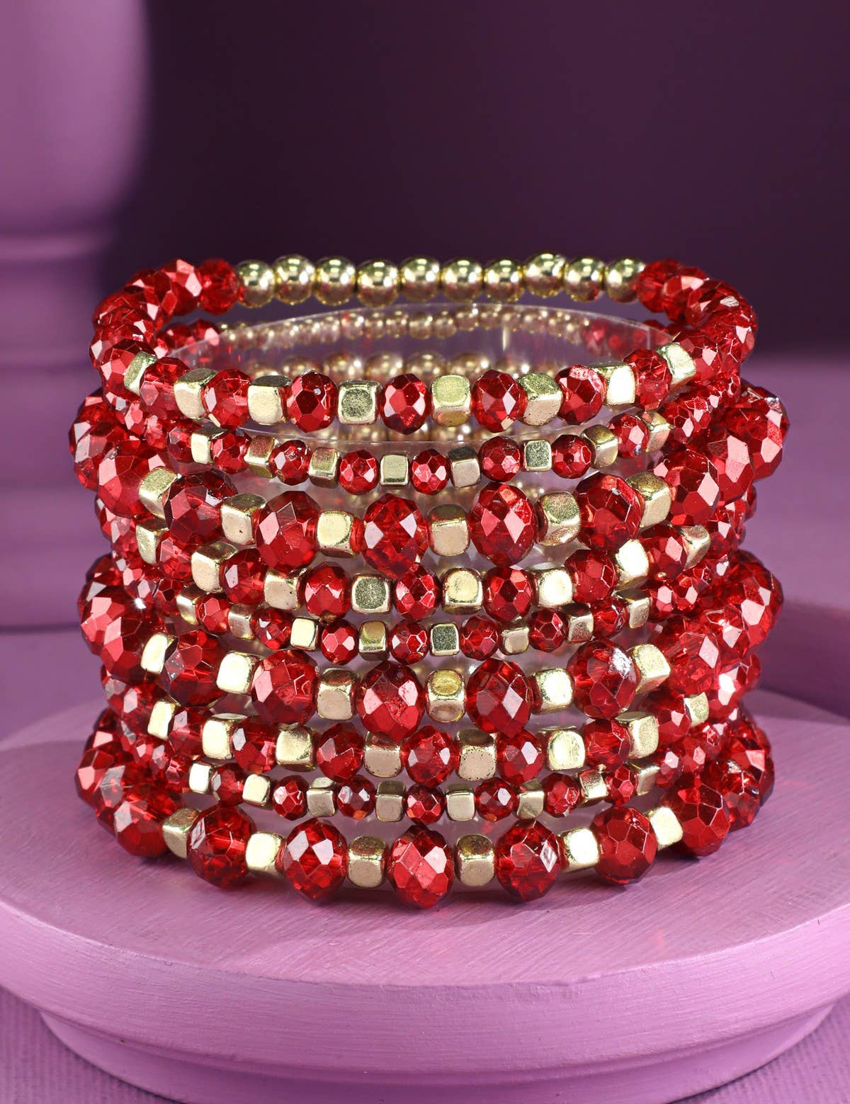 Harper Beaded Bracelet Stack - 2 Styles