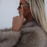 Two Toned Dome Ring by Chan Sutt - PREORDER