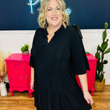 Dear Scarlett Lizzy Sunday Dress - Black - FINAL SALE