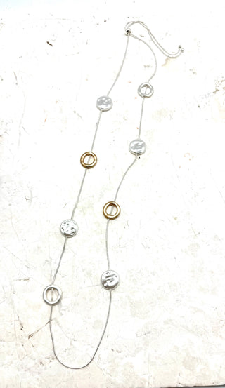 Snake Chain Drawstring Necklace