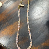 Light Pink Crystal Necklace - PREORDER