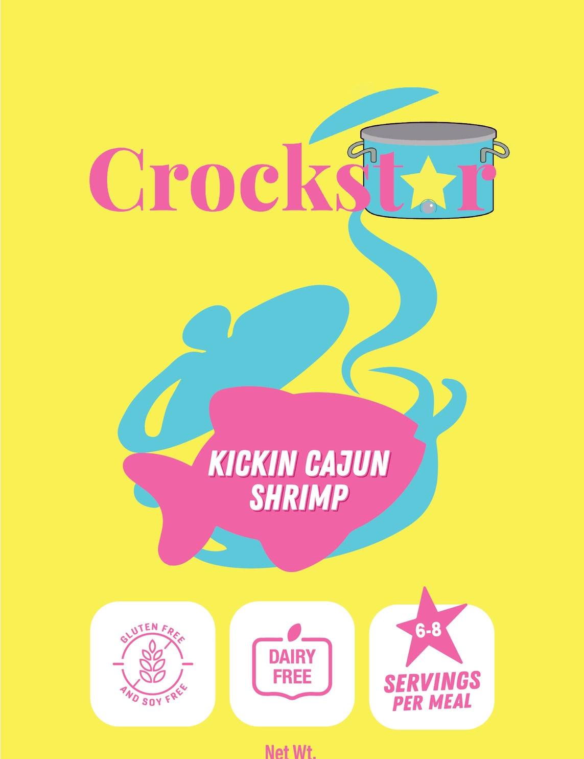 PREORDER - Crockstar - Kickin' Cajun Shrimp