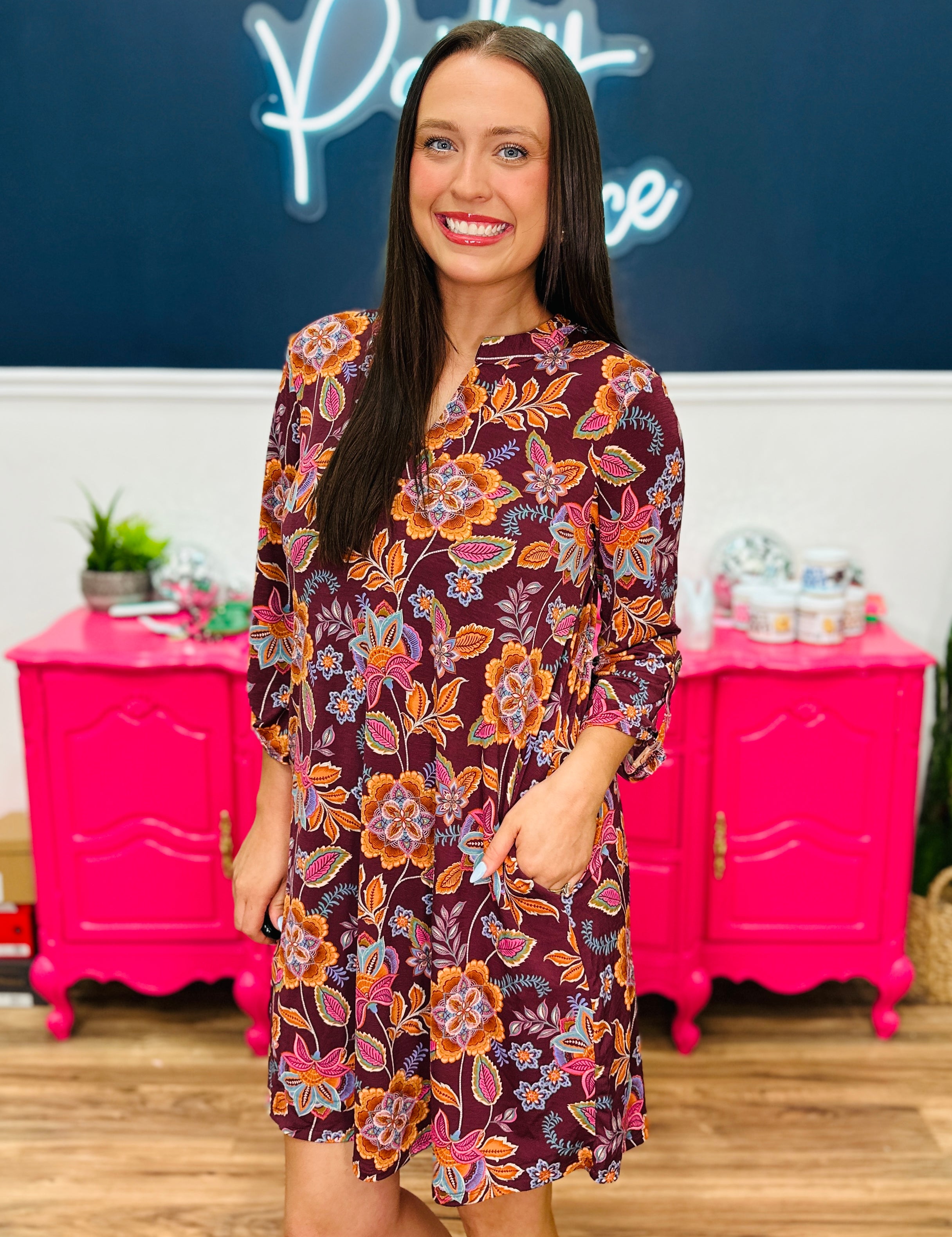 Lucky To Be Here Dress - LAST ONES FINAL SALE