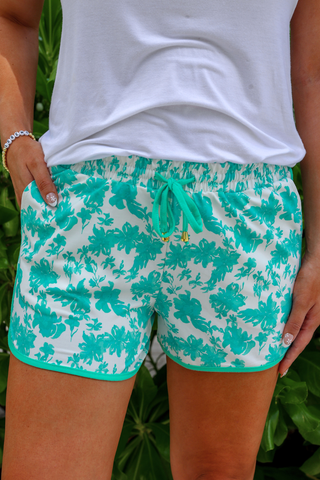 PREORDER- Eternal Blossom Everyday Shorts- Mint