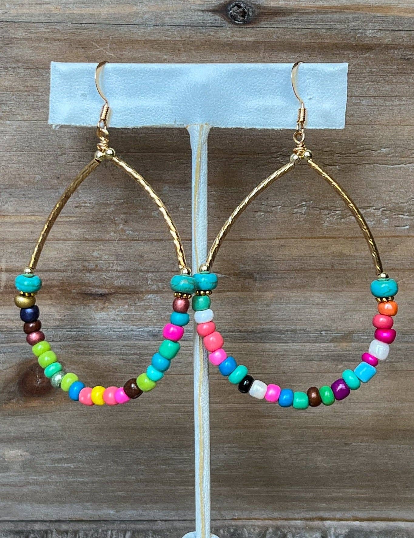 Lydia Beaded Teardrop Earrings