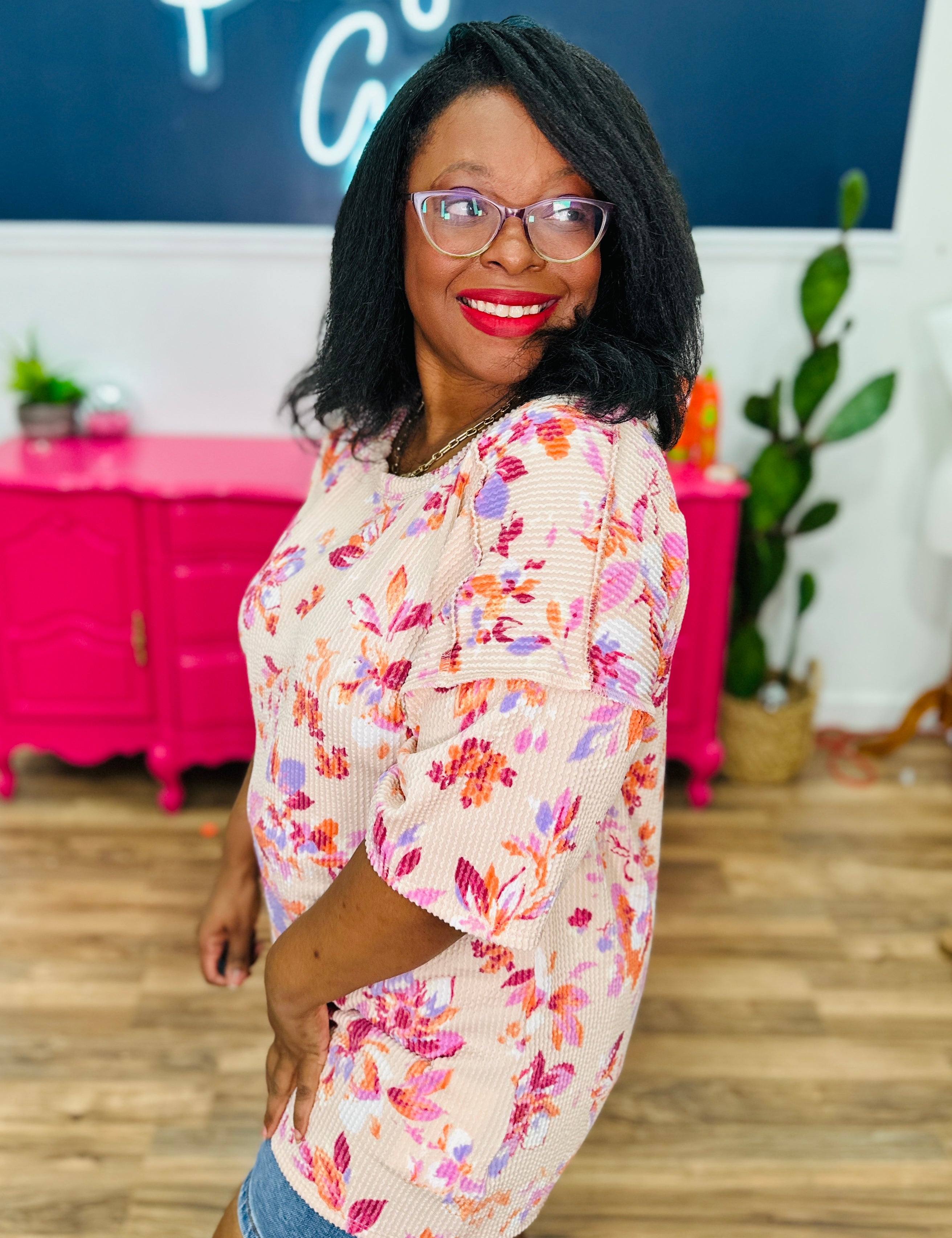 Bouquets Of Love Top - LAST ONES FINAL SALE