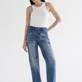 Utility Straight Leg Jeans By Mica