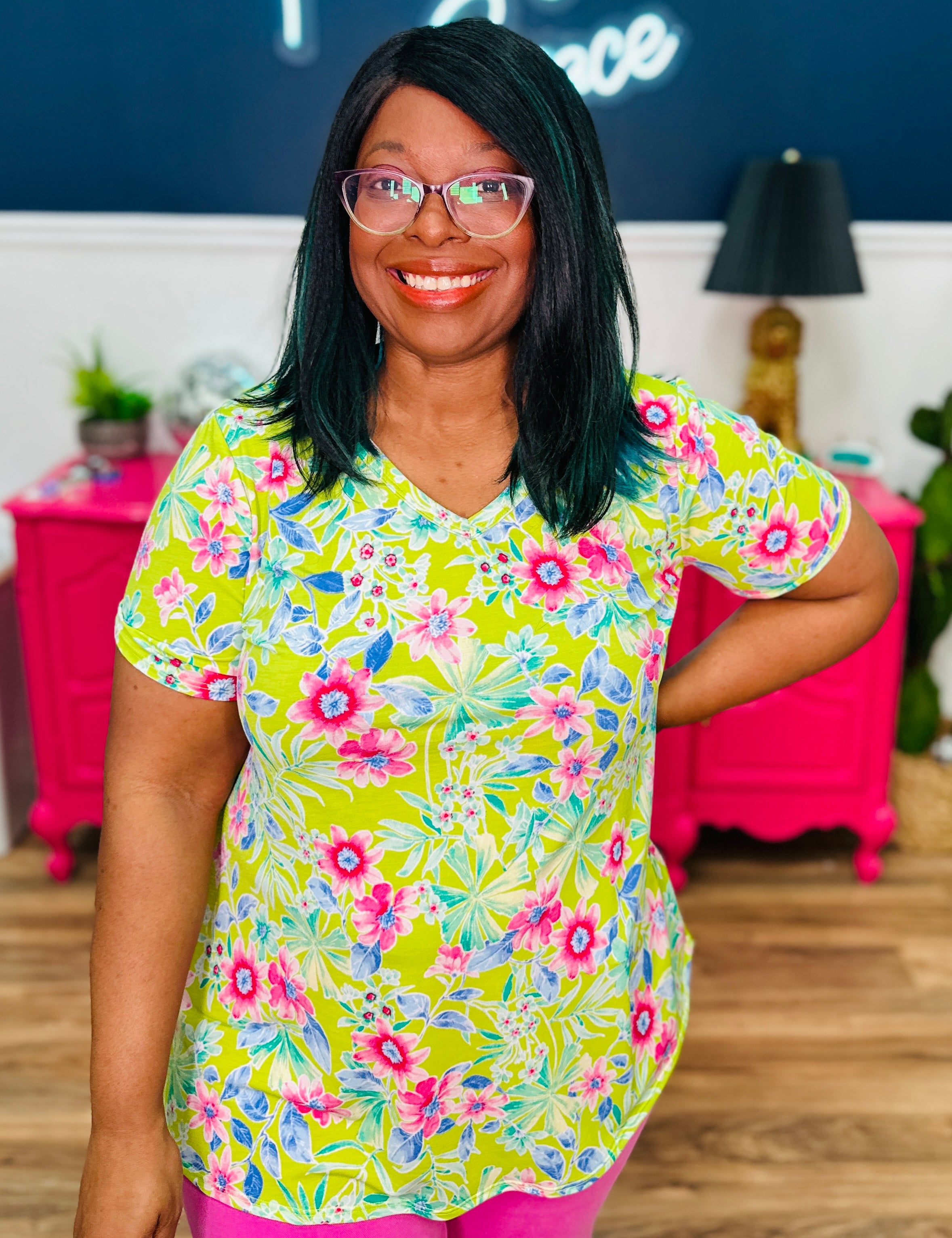 Paradise Vibes Top - Lime* LAST ONES FINAL SALE *