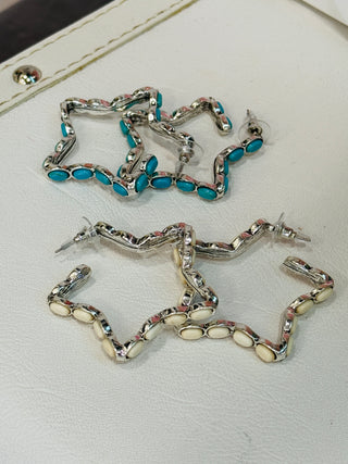 Ashley Bubble Star Earrings - 2 Styles