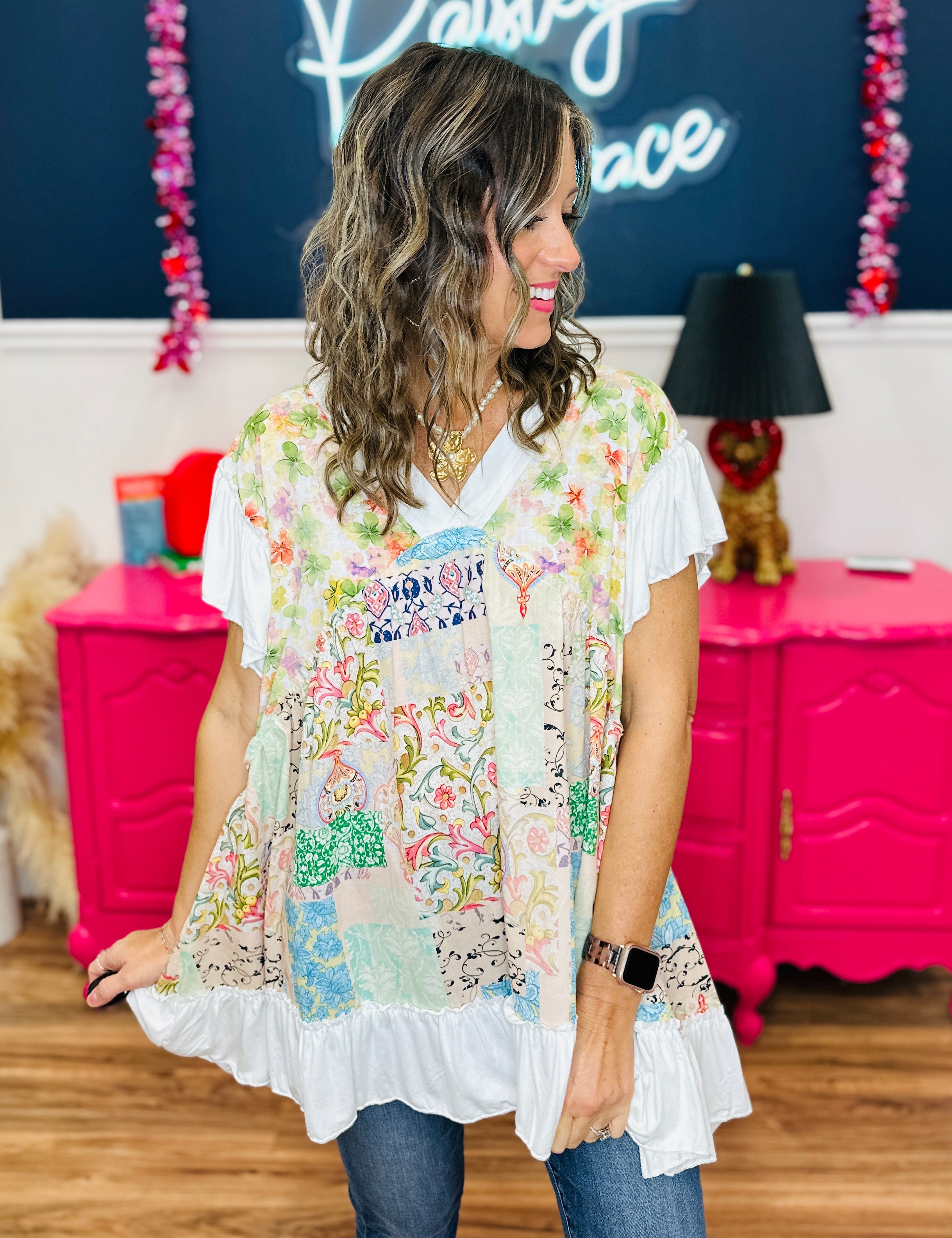 Delicate Glow Top - White