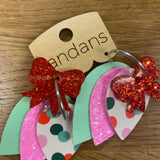 Petite Layered Earrings - Polka Dot - PREORDER