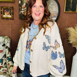 Flutter Around Knit Cardigan