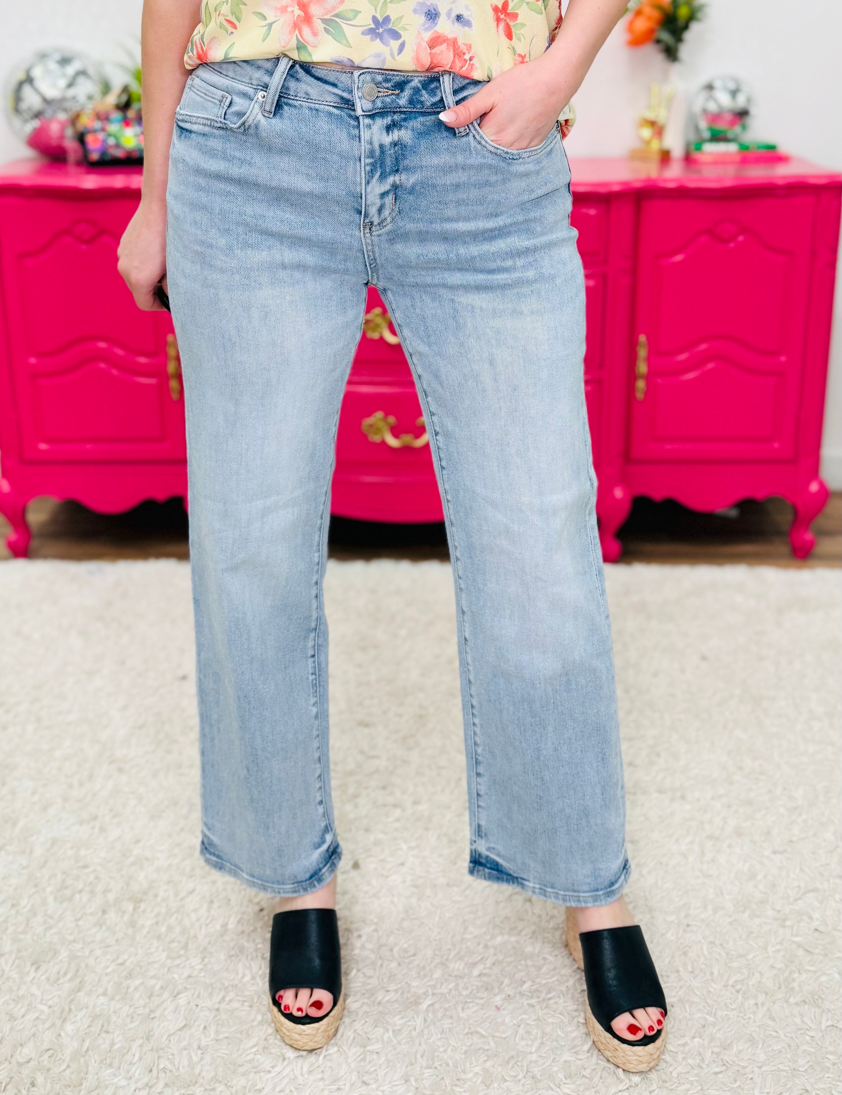 Colette Mid-Rise Straight Ankle Jean by Mica