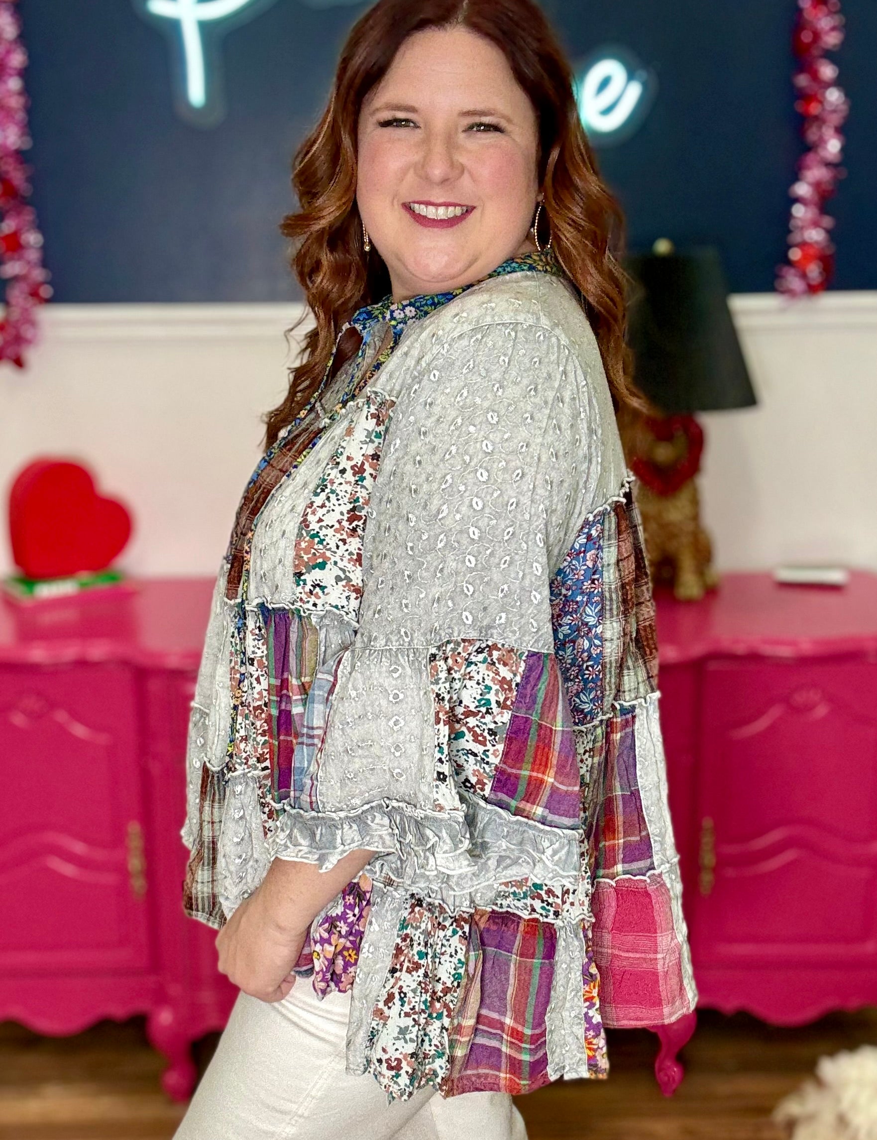 Ashwood Patchwork Top