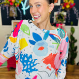 Painted In Petals Top