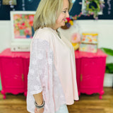 Blush Bloom Lace Top
