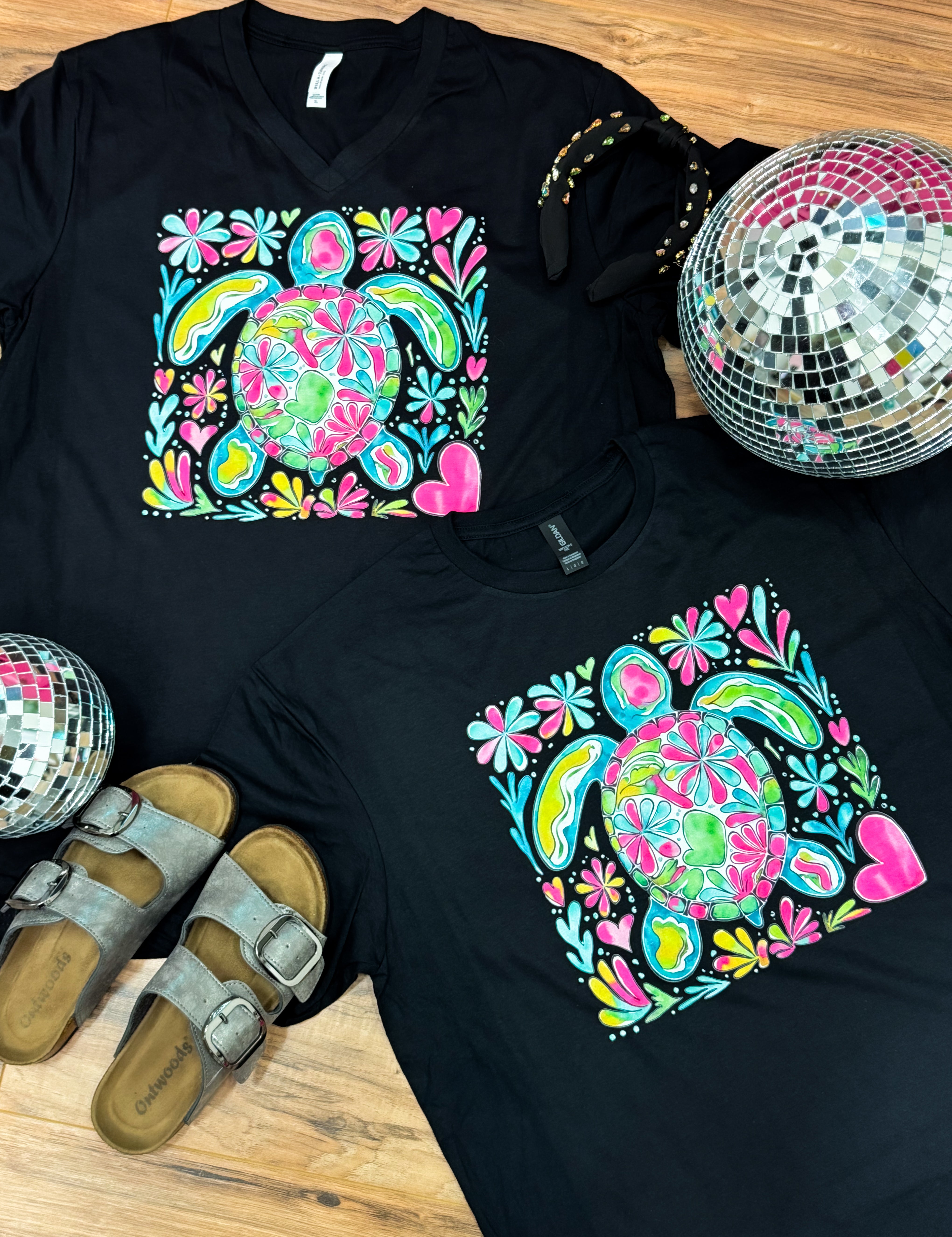 Turtly Adorable Graphic Tee - 2 Colors