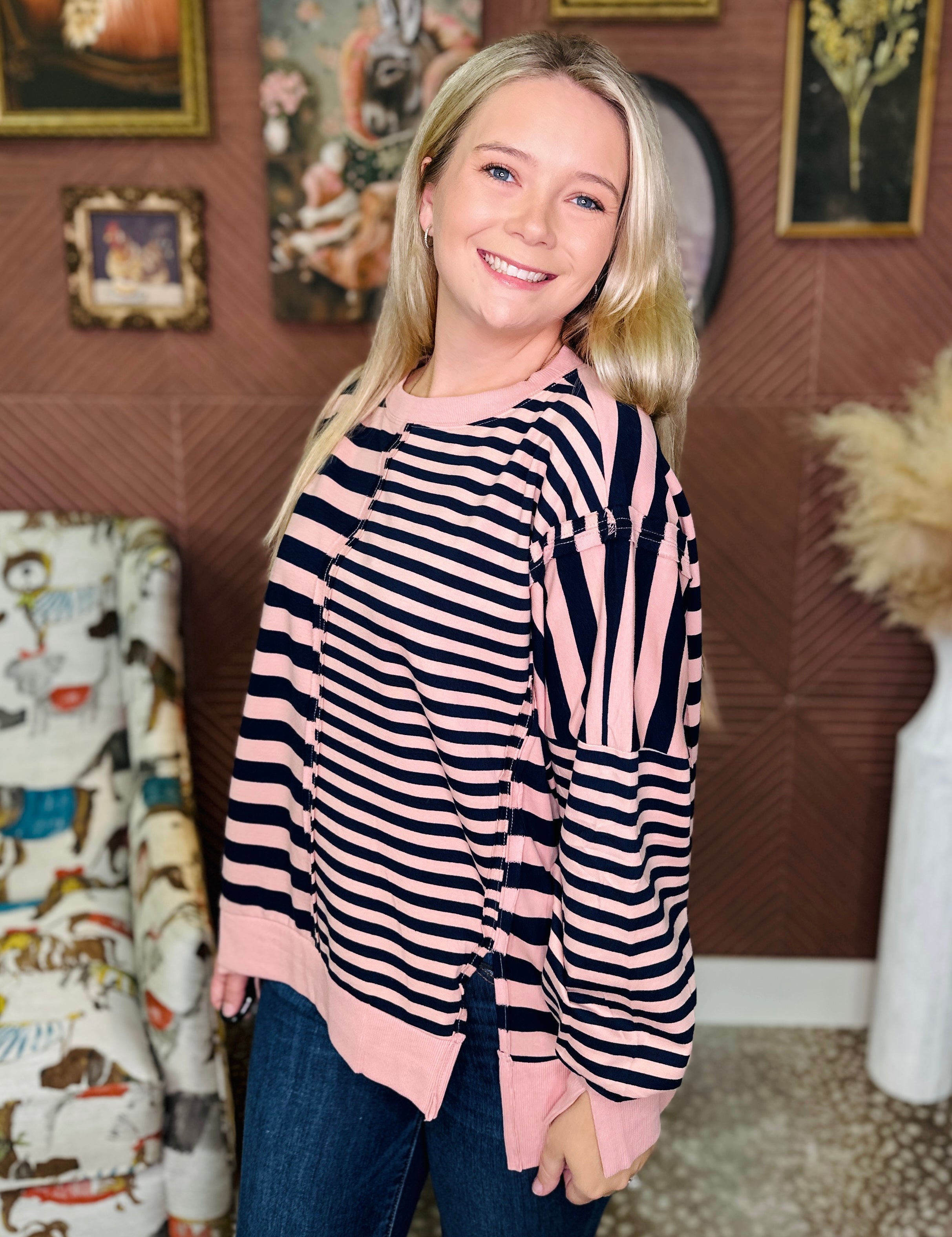 Stripe Me Up Pullover