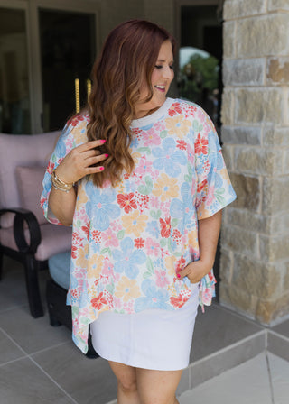 Playing In My Garden Top - FINAL SALE