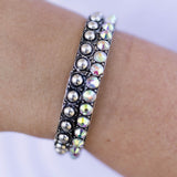 Frankie  Crystal &  Bubble Stretch Bracelet