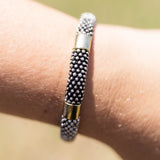 Elsa Caviar Stretch Bangle