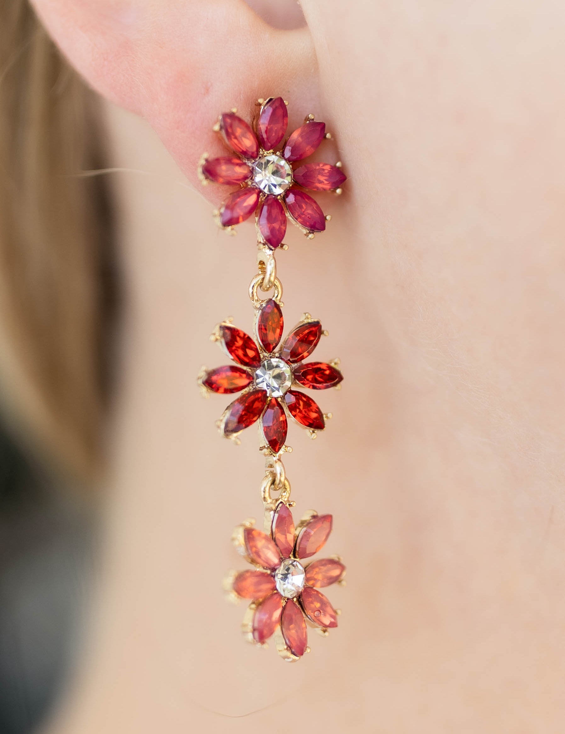 Rory Flower Dangle Earrings -  7 Styles