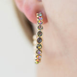Bonnie Crystal Hoop Earrings